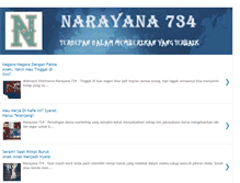 Tablet Screenshot of narayana734.blogspot.com