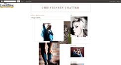 Desktop Screenshot of christensenchatter.blogspot.com