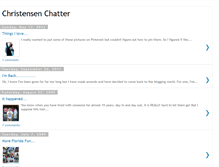 Tablet Screenshot of christensenchatter.blogspot.com