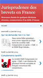 Mobile Screenshot of jurisprudencebrevets.blogspot.com