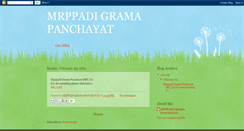 Desktop Screenshot of meppadigramapanchayat.blogspot.com