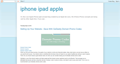 Desktop Screenshot of iphoneipadapple.blogspot.com