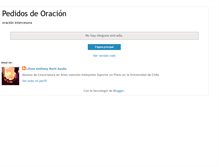 Tablet Screenshot of oracionintercesora.blogspot.com