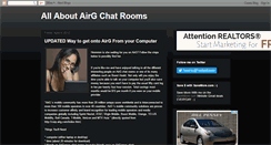 Desktop Screenshot of airgchatinfo.blogspot.com