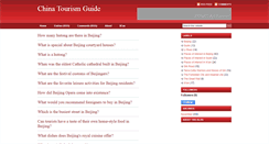 Desktop Screenshot of chinatourismguide.blogspot.com