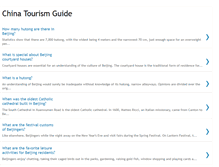 Tablet Screenshot of chinatourismguide.blogspot.com