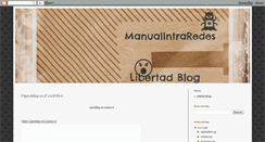 Desktop Screenshot of manualintraredes.blogspot.com