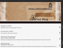 Tablet Screenshot of manualintraredes.blogspot.com