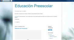 Desktop Screenshot of educacionpreescolarz23.blogspot.com