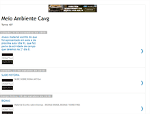 Tablet Screenshot of meioambientecavg.blogspot.com