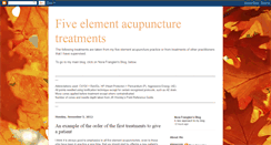 Desktop Screenshot of five-element-treatments.blogspot.com