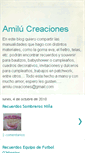 Mobile Screenshot of amilucreaciones.blogspot.com