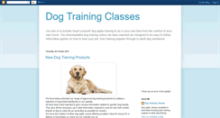 Desktop Screenshot of dogtrainingclasses-dogtrainingclasses.blogspot.com