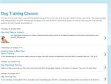 Tablet Screenshot of dogtrainingclasses-dogtrainingclasses.blogspot.com