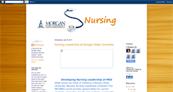 Desktop Screenshot of morganstatenursing.blogspot.com