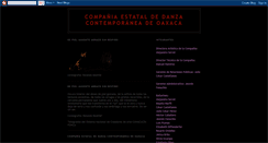 Desktop Screenshot of ciaestataldedanzacontemporaneaoaxaca.blogspot.com