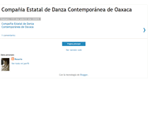 Tablet Screenshot of ciaestataldedanzacontemporaneaoaxaca.blogspot.com