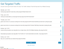 Tablet Screenshot of howtogetsitetraffic.blogspot.com