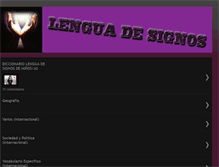 Tablet Screenshot of lenguadesignos7.blogspot.com
