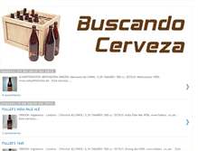 Tablet Screenshot of buscandocerveza.blogspot.com