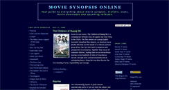 Desktop Screenshot of movies-synopsis.blogspot.com