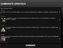 Tablet Screenshot of caminanterratico.blogspot.com