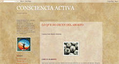 Desktop Screenshot of conscienciaactiva.blogspot.com