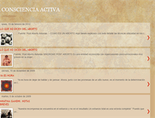 Tablet Screenshot of conscienciaactiva.blogspot.com