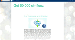 Desktop Screenshot of 50000simflouz.blogspot.com