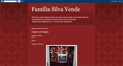 Desktop Screenshot of familiasilvavendetudo.blogspot.com