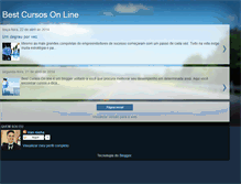 Tablet Screenshot of bestcursosonline.blogspot.com