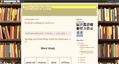 Desktop Screenshot of lincolnslink.blogspot.com