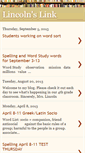 Mobile Screenshot of lincolnslink.blogspot.com