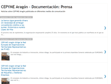 Tablet Screenshot of cepymearagon-prensa.blogspot.com