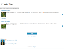 Tablet Screenshot of ethnobotanyukmhoney.blogspot.com
