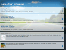 Tablet Screenshot of mataeilmanenterprise.blogspot.com