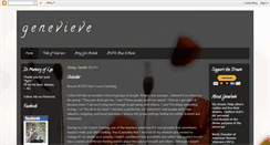 Desktop Screenshot of genevievechase.blogspot.com
