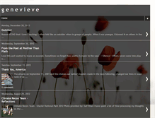 Tablet Screenshot of genevievechase.blogspot.com
