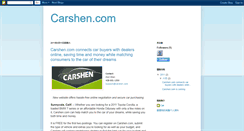 Desktop Screenshot of carshen.blogspot.com