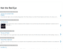 Tablet Screenshot of not-the-red-eye.blogspot.com