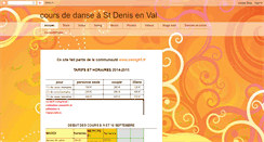 Desktop Screenshot of dansestdenis.blogspot.com