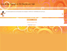 Tablet Screenshot of dansestdenis.blogspot.com