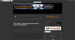Desktop Screenshot of dreamteammoneyupdate.blogspot.com