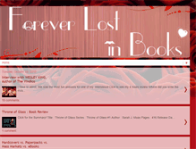 Tablet Screenshot of foreverlostinbooks.blogspot.com