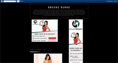 Desktop Screenshot of brookeburkefan.blogspot.com