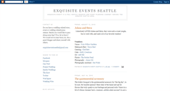 Desktop Screenshot of exquisiteeventsseattle.blogspot.com