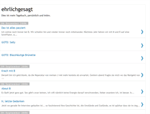 Tablet Screenshot of ehrlichgesagt.blogspot.com