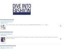 Tablet Screenshot of diveintofashion.blogspot.com