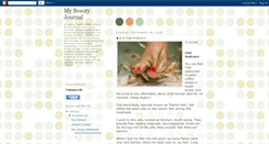 Desktop Screenshot of mybeautyjournal.blogspot.com