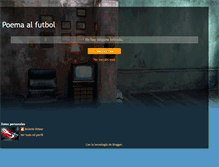 Tablet Screenshot of poemaalfutbol.blogspot.com